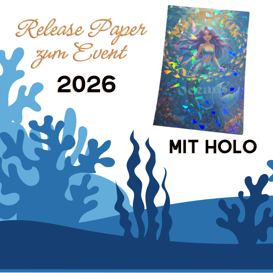 Motiv Release Paper 9x13 cm zum Event "mermaid and oceans" 2026 by NATZ - Variante auswählbar