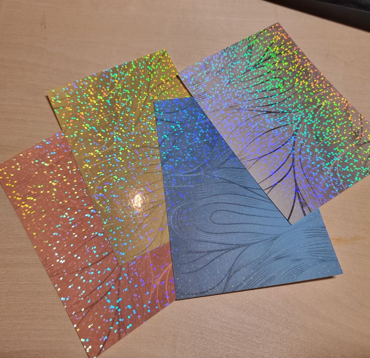ZUSATZOPTION Effektfolie bzw. Holofolie für dein Release Paper