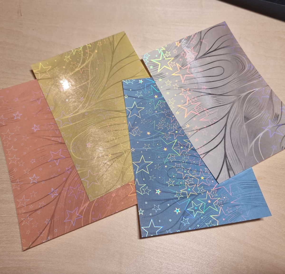 ZUSATZOPTION Effektfolie bzw. Holofolie für dein Release Paper
