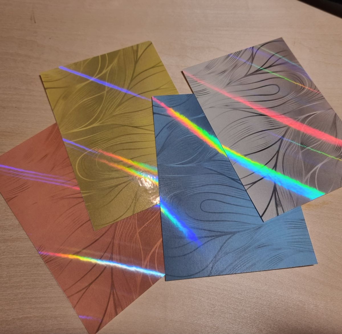 ZUSATZOPTION Effektfolie bzw. Holofolie für dein Release Paper