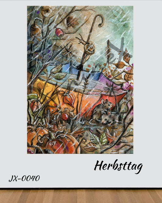 VORBESTELLUNG Diamond Painting MIT eckigen Steine JX-0040 - Harena`s Artwork "Herbsttag"