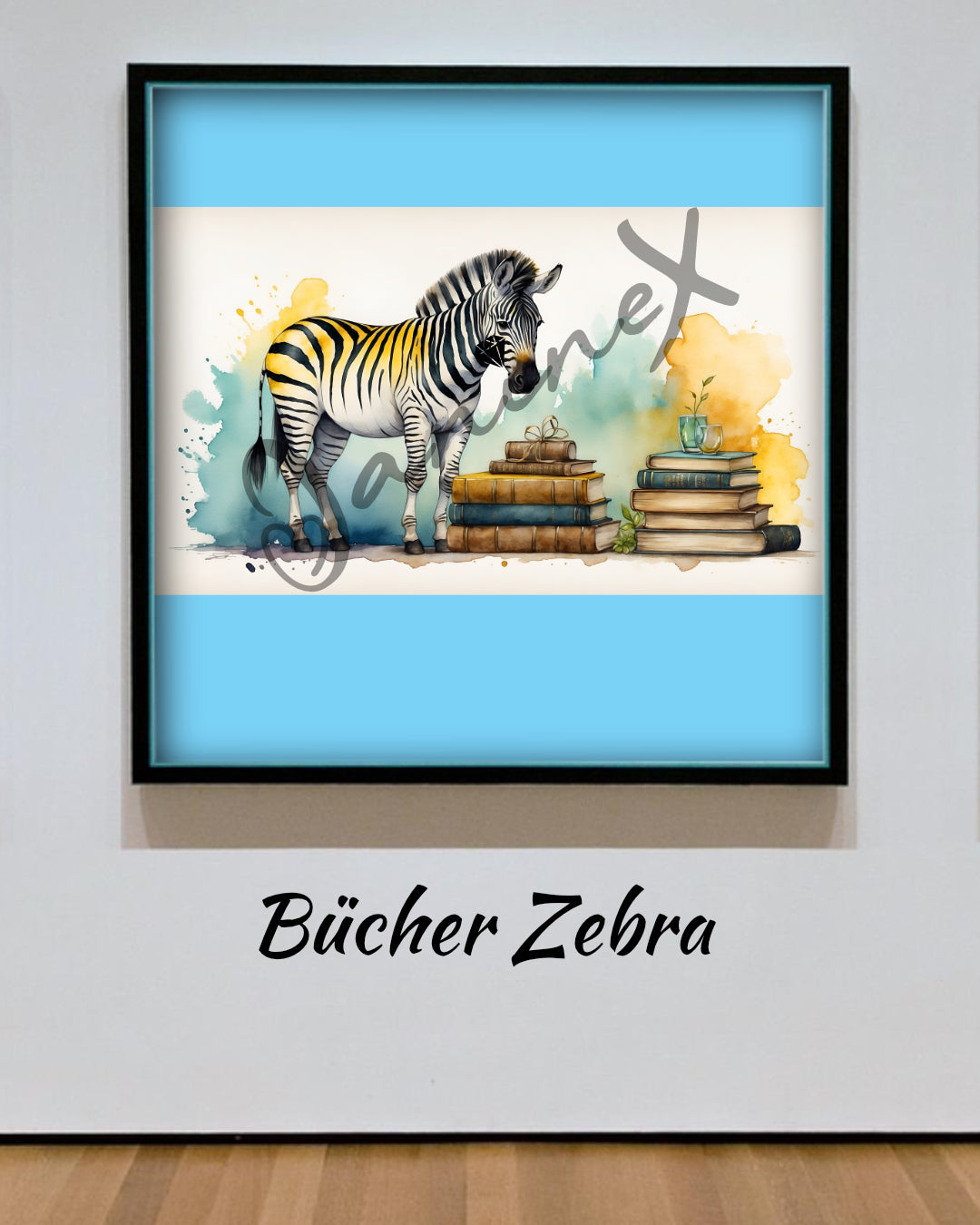 Vorbestellung - Diamond Painting Bild JX-0062 - lizenziert "Bücher Zebra" wähle deine Variante