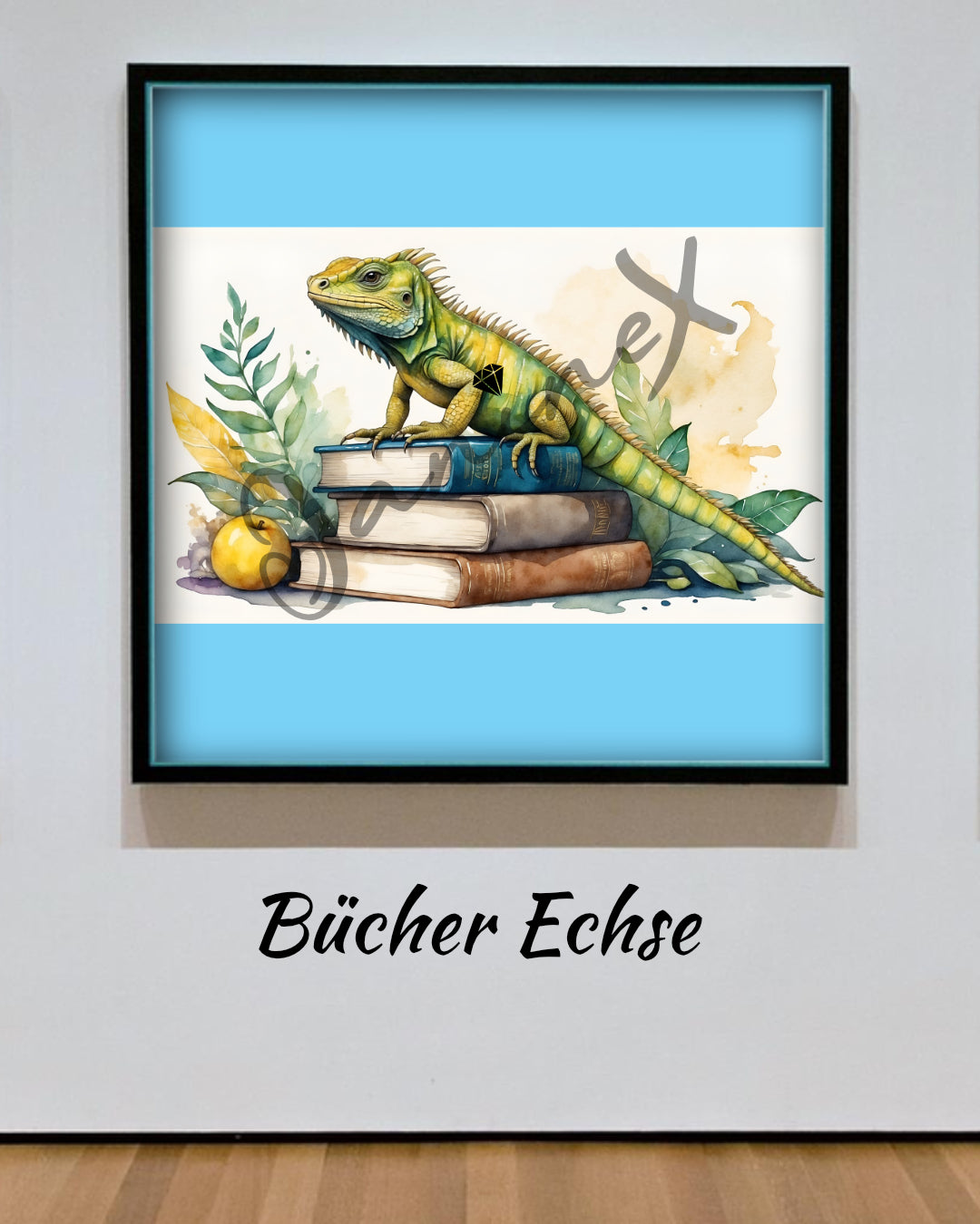 Vorbestellung - Diamond Painting Bild JX-0063 - lizenziert "Bücher Echse" wähle deine Variante