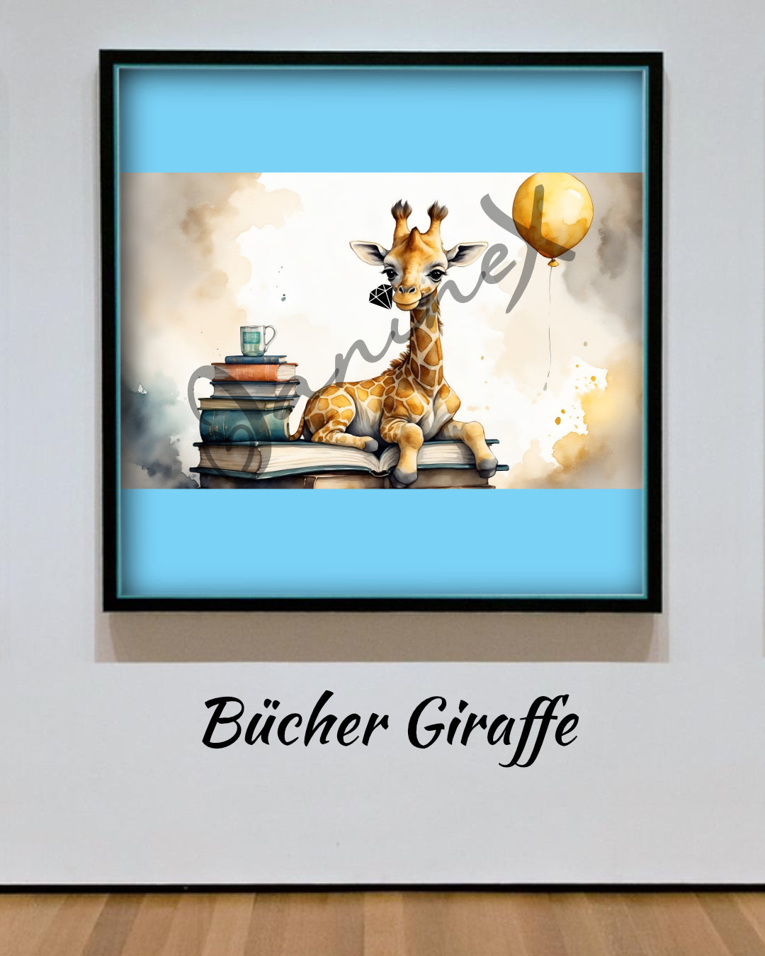 Vorbestellung - Diamond Painting Bild JX-0064 - lizenziert "Bücher Giraffe" wähle deine Variante