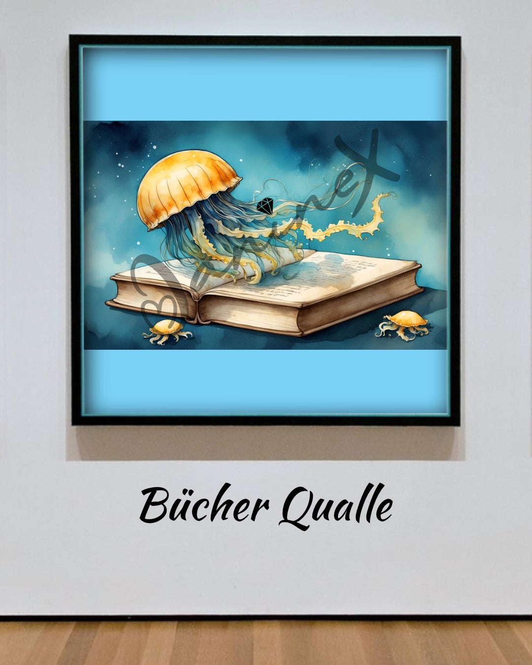 Vorbestellung  - Diamond Painting Bild JX-0074 - lizenziert "Bücher Qualle" wähle deine Variante