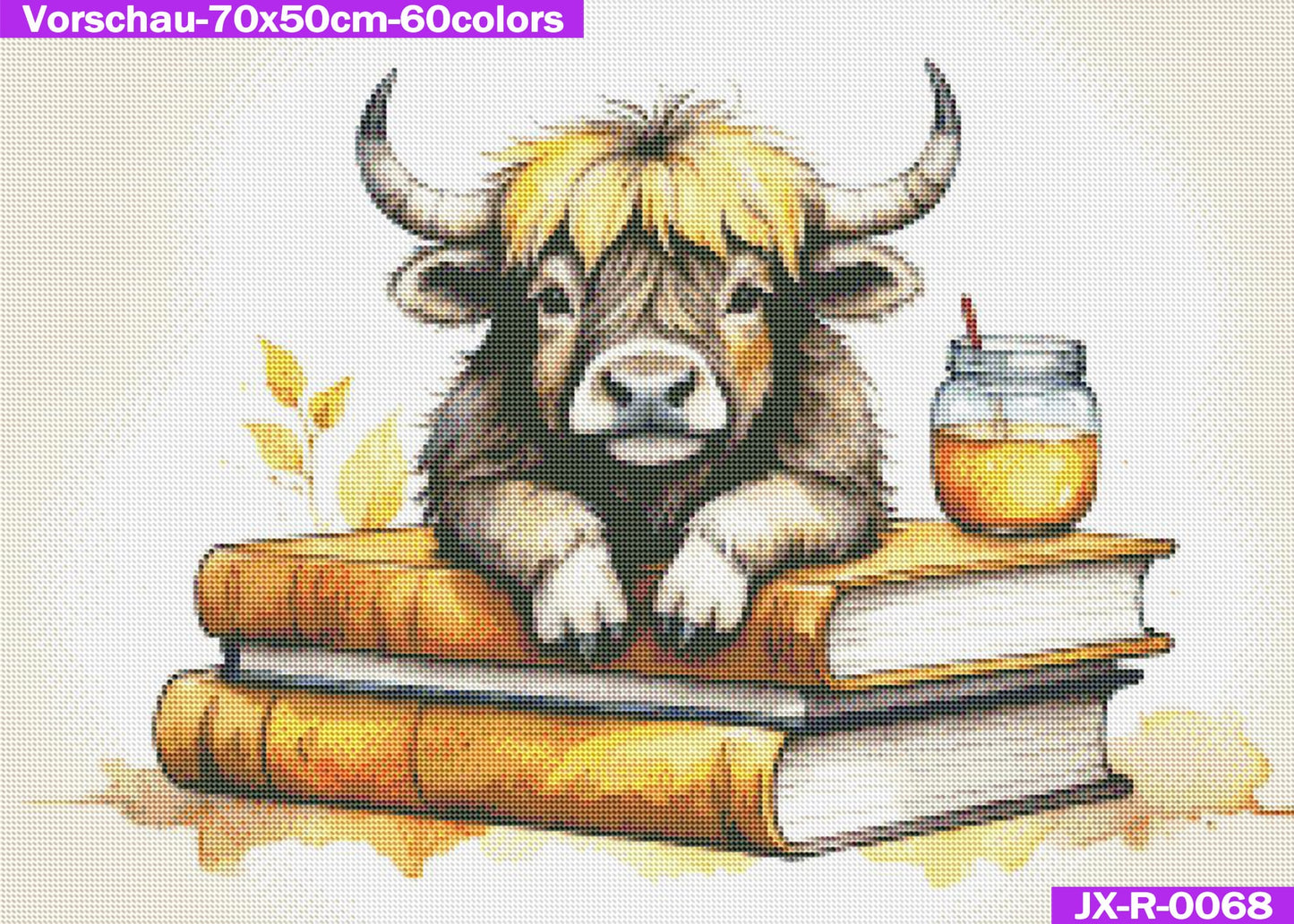 Vorbestellung  - Diamond Painting Bild JX-0068 - lizenziert "Bücher Bison" wähle deine Variante