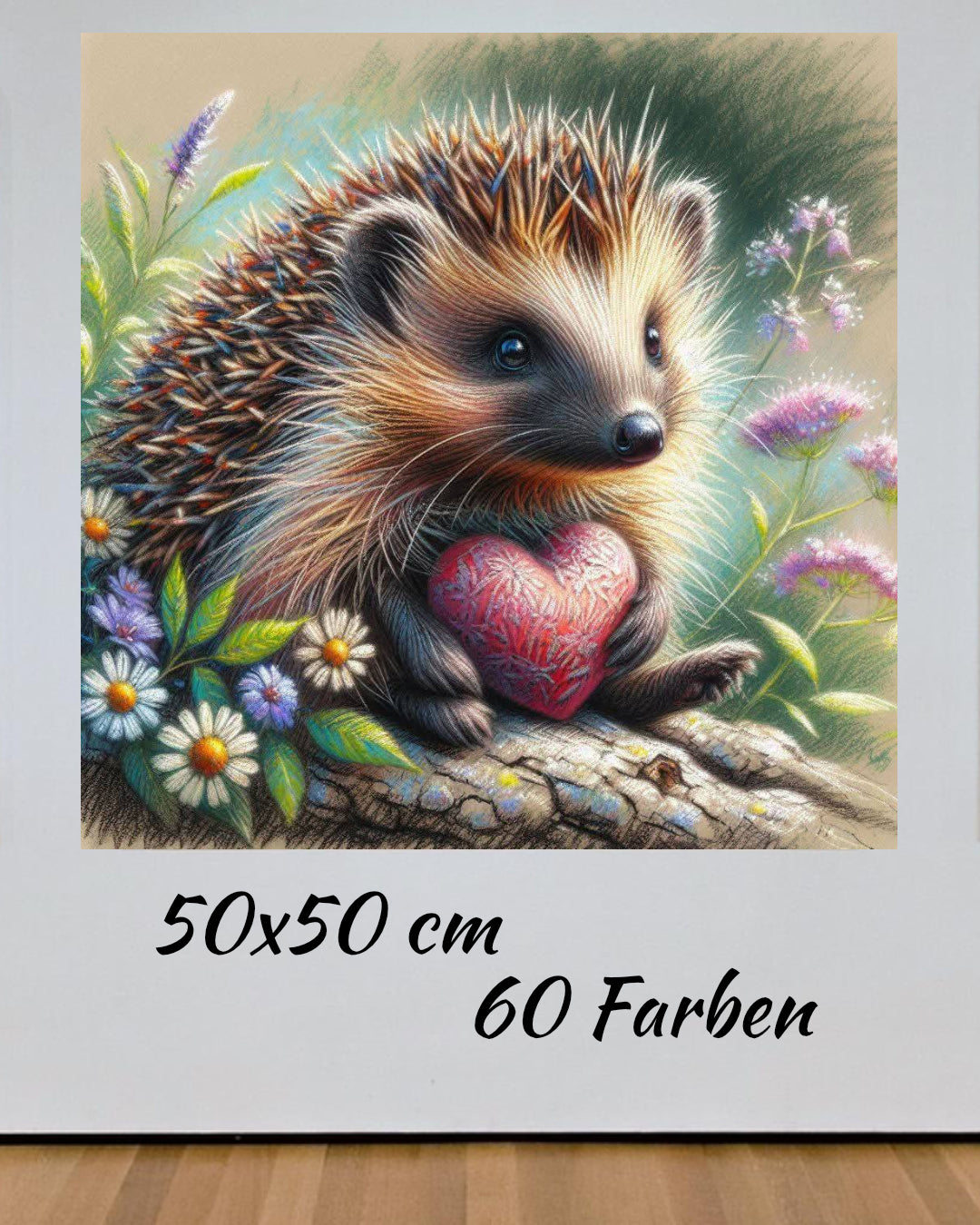 limitiertes Diamond Painting Bild JXA-002 - Igel Henry