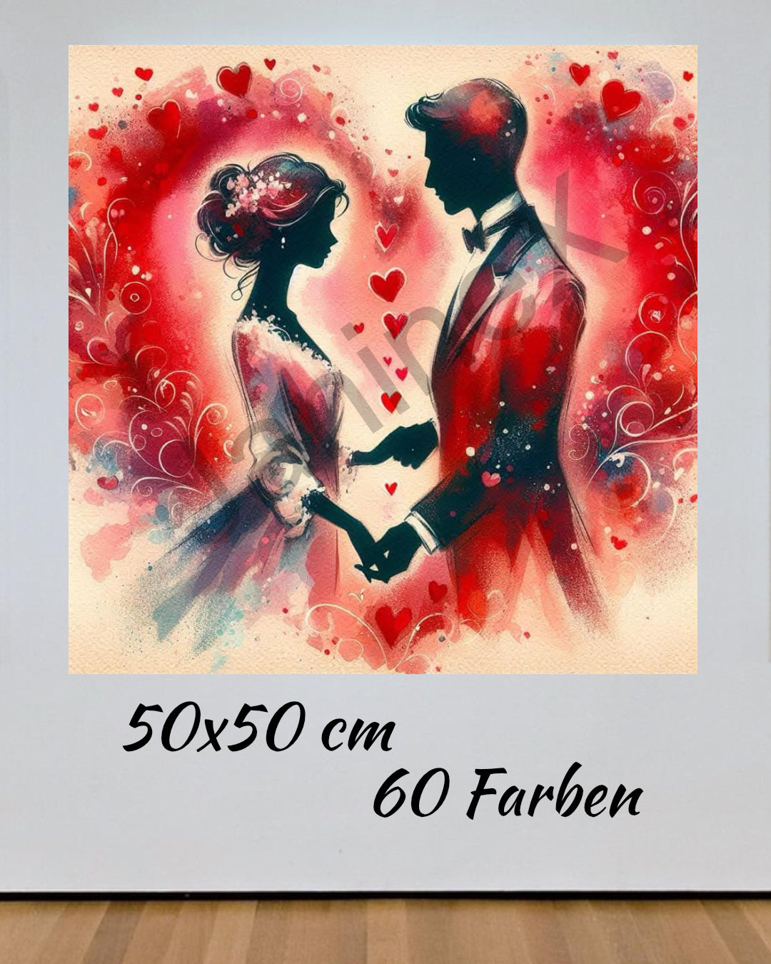 limitiertes Diamond Painting Bild JXA-003 - Liebespaar