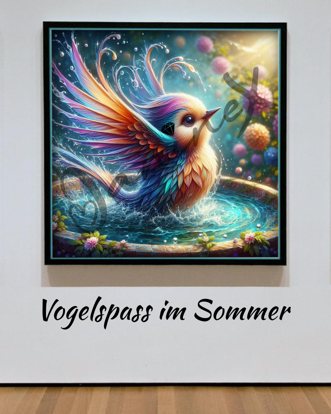 VORBESTELLUNG Diamond Painting RUND JXA-009 - Vogelspass im Sommer