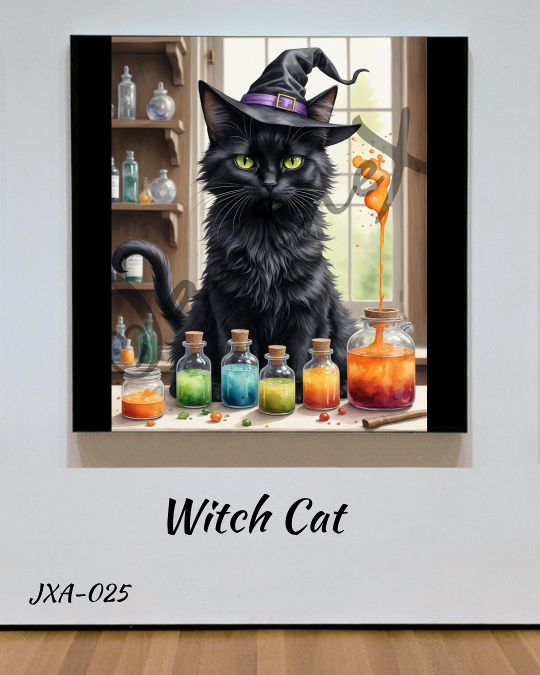 VORBESTELLUNG Diamond Painting ECKIG JXA-025 - Witch Cat