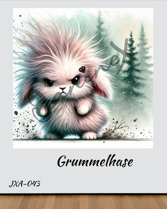 VORBESTELLUNG Diamond Painting ECKIG JXA-043 - Grummelhase