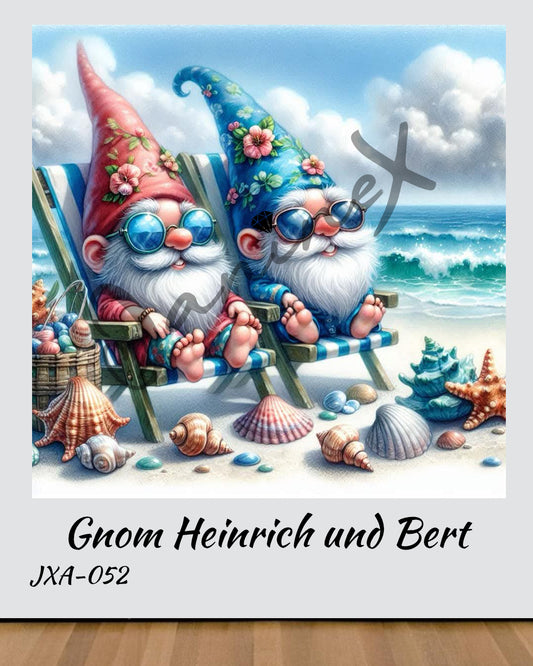 VORBESTELLUNG Diamond Painting ECKIG JXA-052 - Gnom Heinrich und Bert