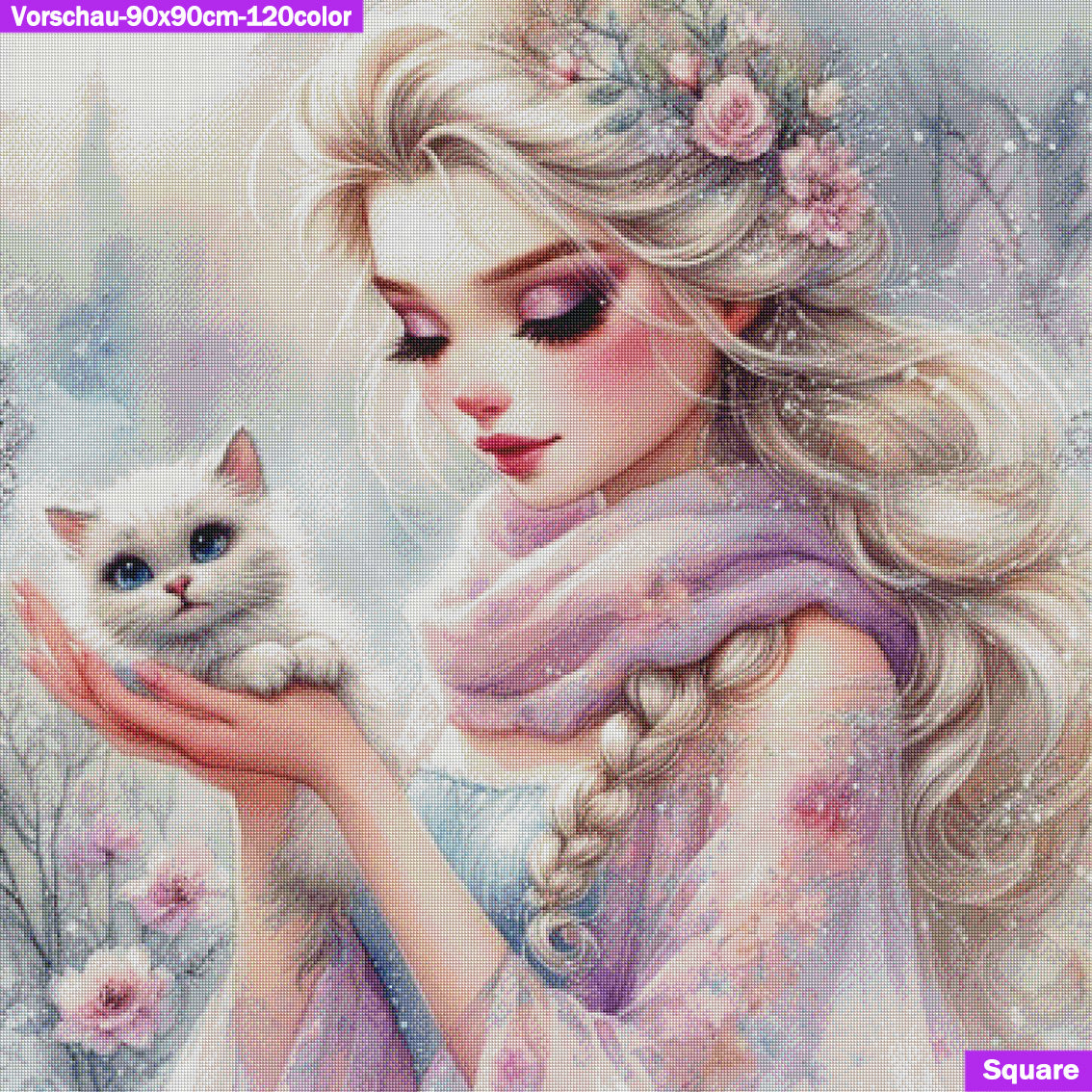 VORBESTELLUNG Diamond Painting ECKIG JXA-053 - Lina und Snow