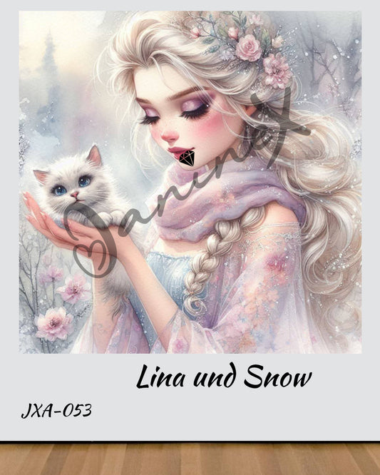VORBESTELLUNG Diamond Painting ECKIG JXA-053 - Lina und Snow