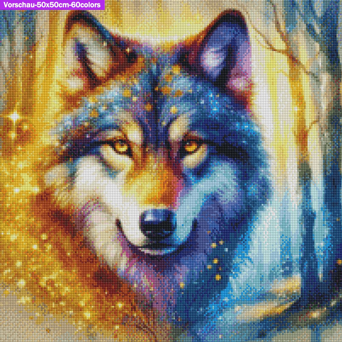 VORBESTELLUNG Diamond Painting ECKIG JXA-064 - light Wolf