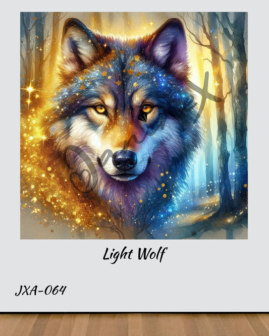 VORBESTELLUNG Diamond Painting ECKIG JXA-064 - light Wolf