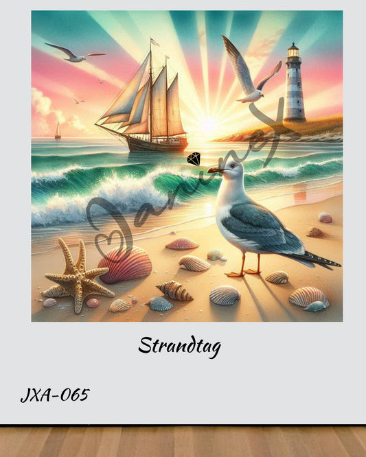 VORBESTELLUNG Diamond Painting ECKIG JXA-065 - Strandtag
