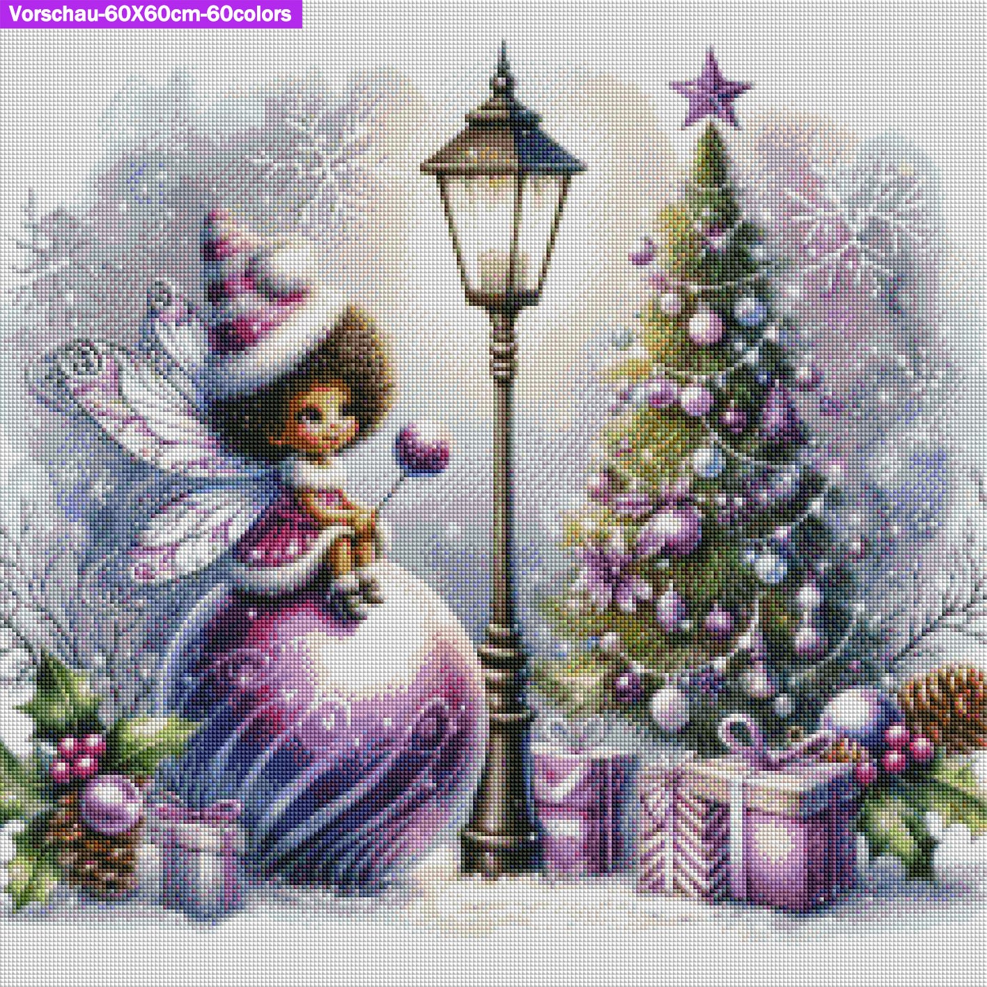 VORBESTELLUNG Diamond Painting ECKIG JXA-068 - Winterelfe Barabara