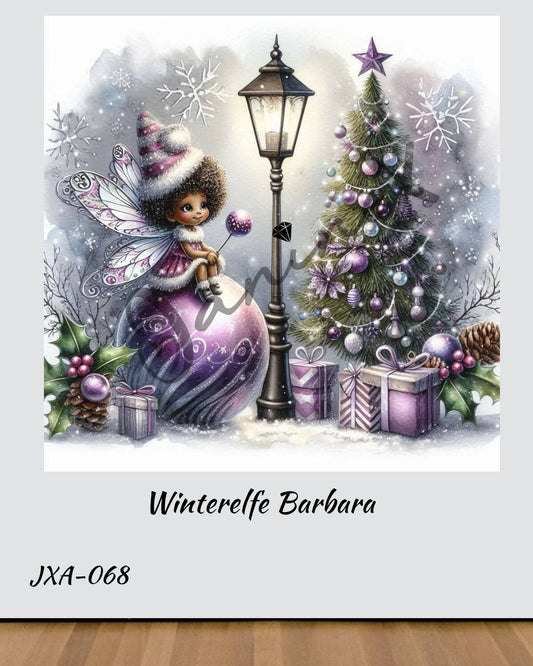 VORBESTELLUNG Diamond Painting ECKIG JXA-068 - Winterelfe Barabara