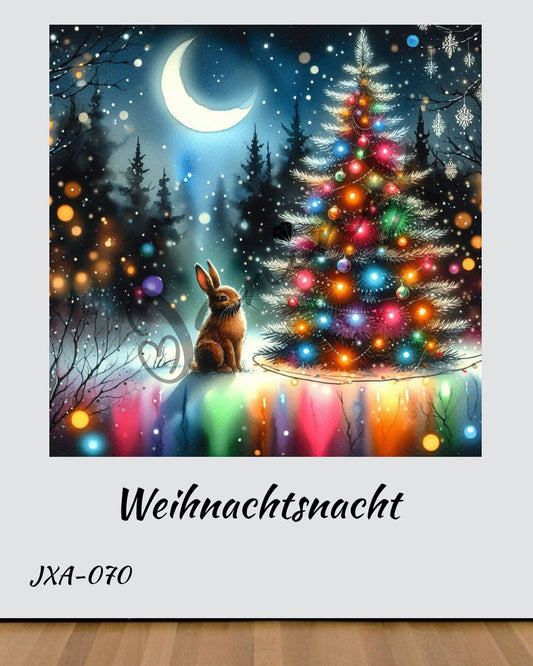 VORBESTELLUNG Diamond Painting ECKIG JXA-070 - Weihnachtsnacht