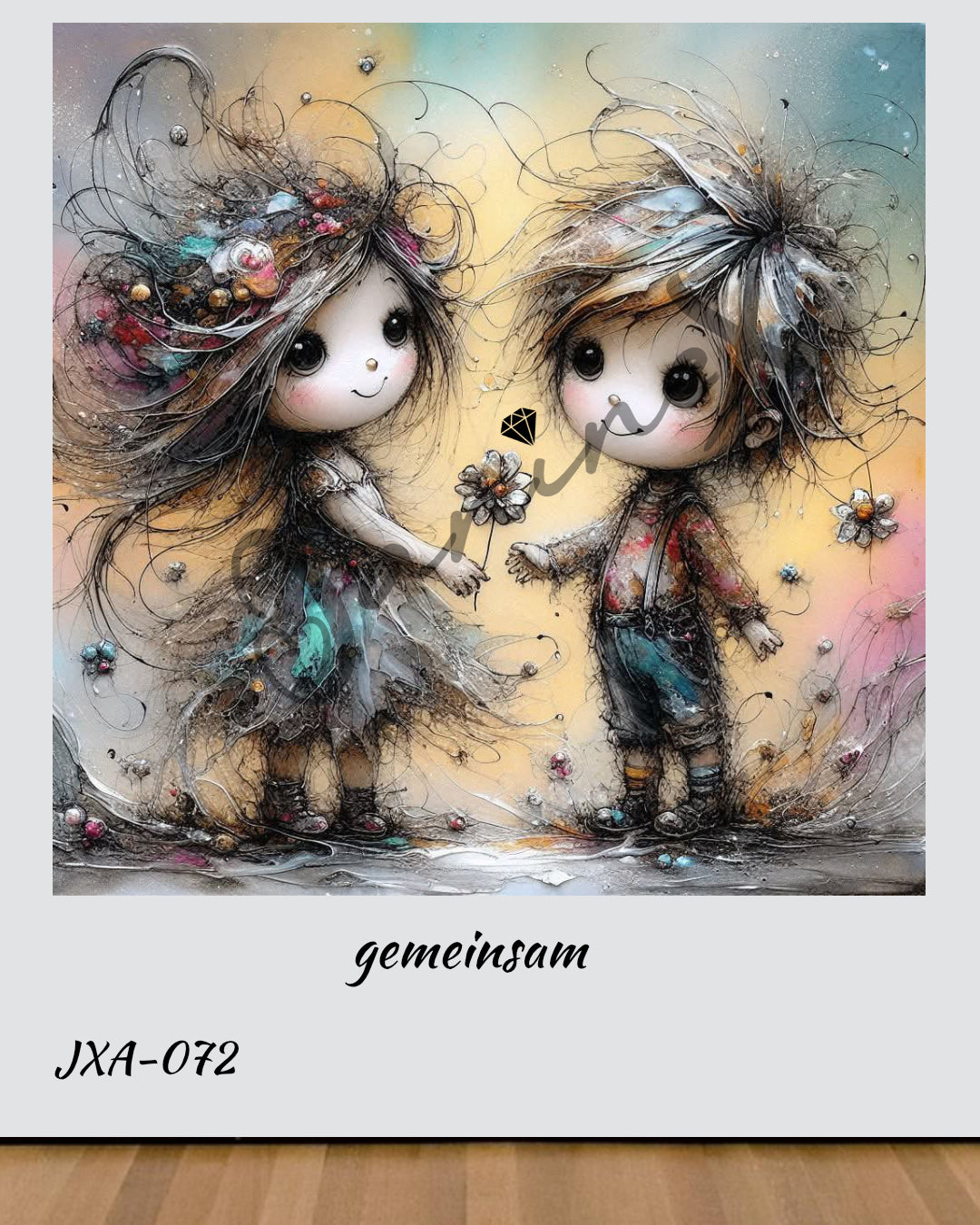 SOFORTKAUF Diamond Painting ECKIG JXA-072 - 70x70 mit 90 Farben - gemeinsam