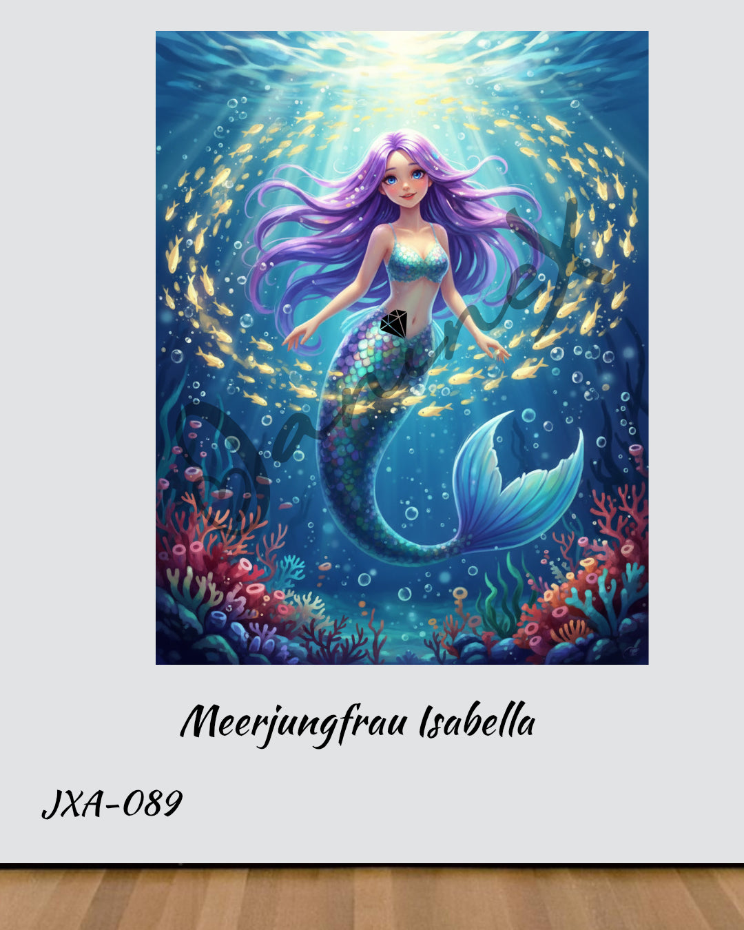 VORBESTELLUNG Diamond Painting für eckige Steine JXA-089 - Meerjungfrau Isabella by NATZ