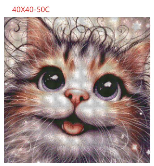SOFORTKAUF Diamond Painting ECKIG JXA-103 - 40x40 mit 50 Farben - Lottchen