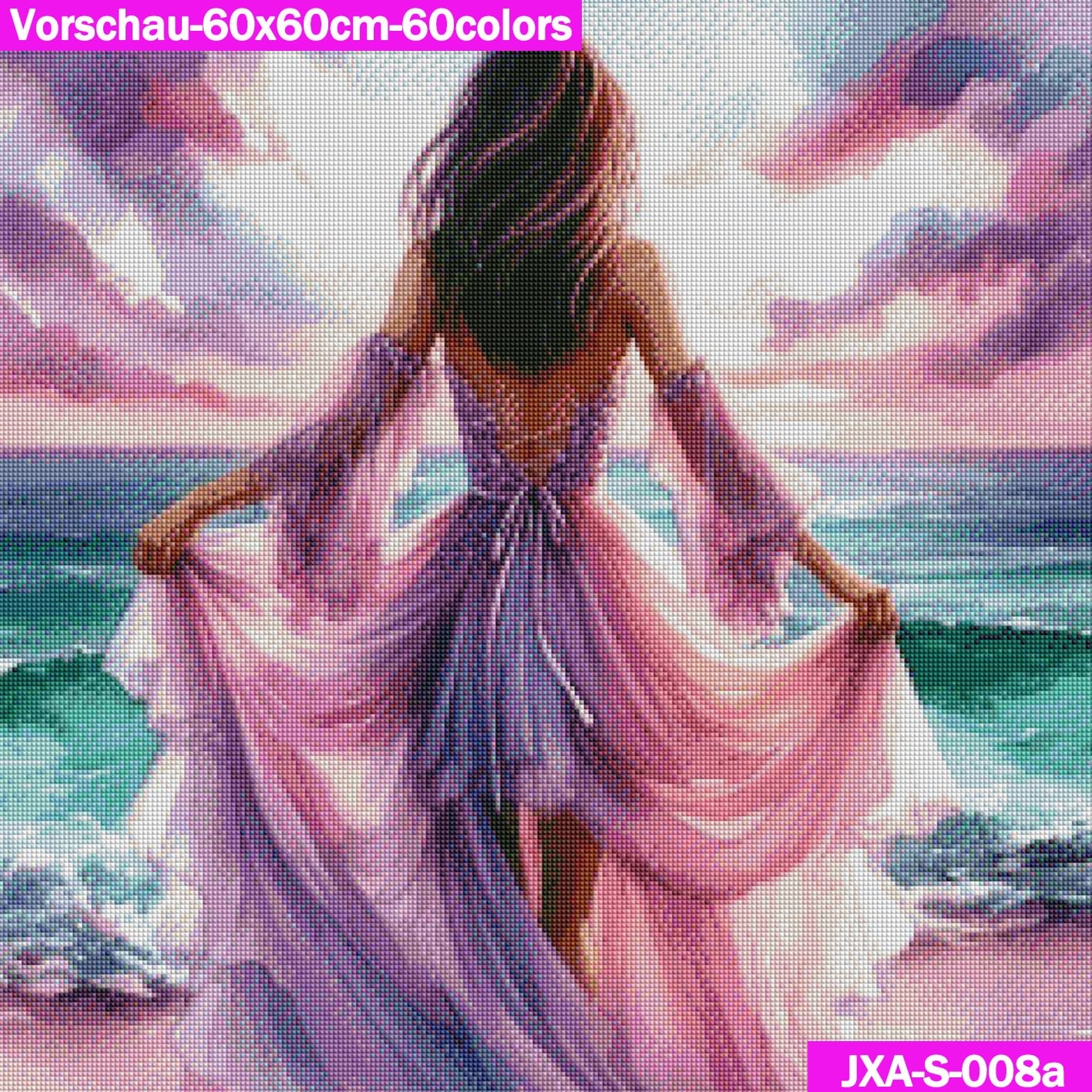 VORBESTELLUNG Diamond Painting ECKIG JXA-008 - Strandschönheit