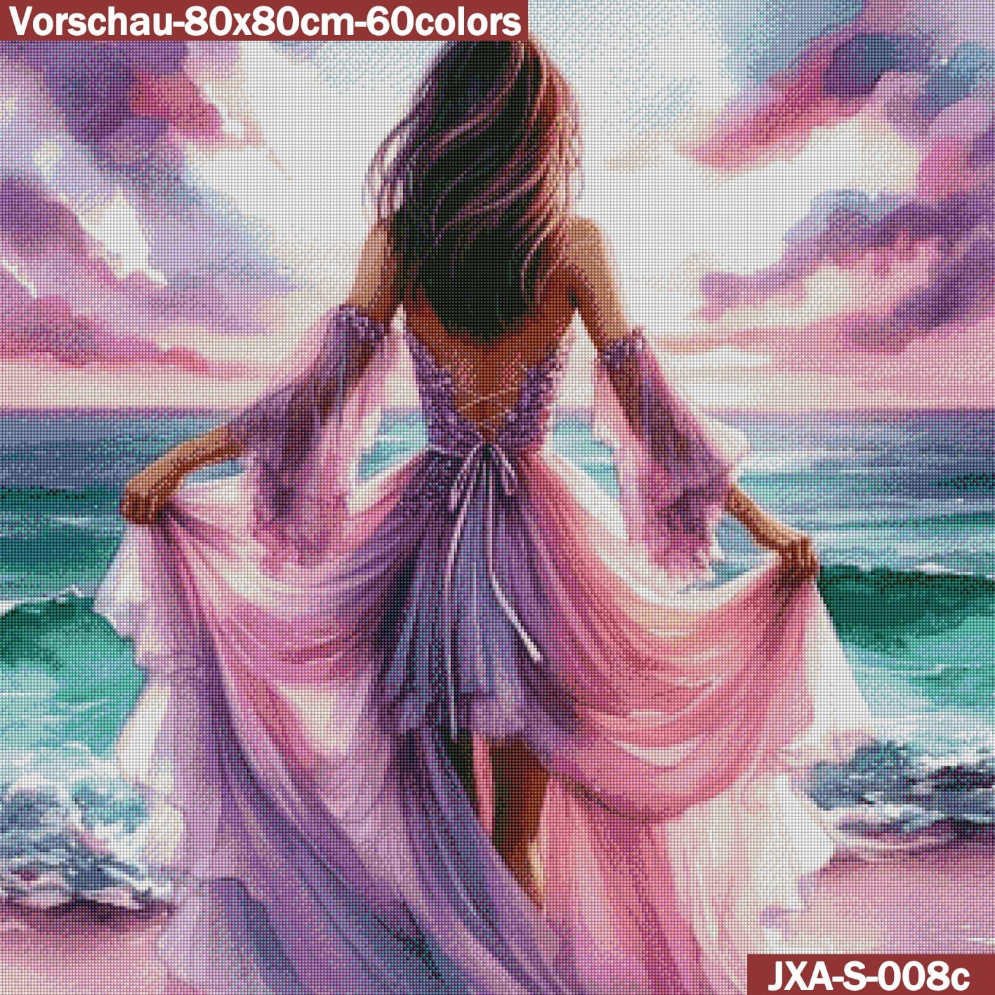 VORBESTELLUNG Diamond Painting ECKIG JXA-008 - Strandschönheit
