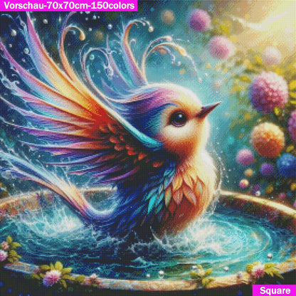 VORBESTELLUNG Diamond Painting ECKIG JXA-009 - Vogelspass im Sommer
