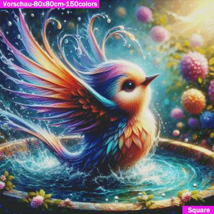 VORBESTELLUNG Diamond Painting ECKIG JXA-009 - Vogelspass im Sommer