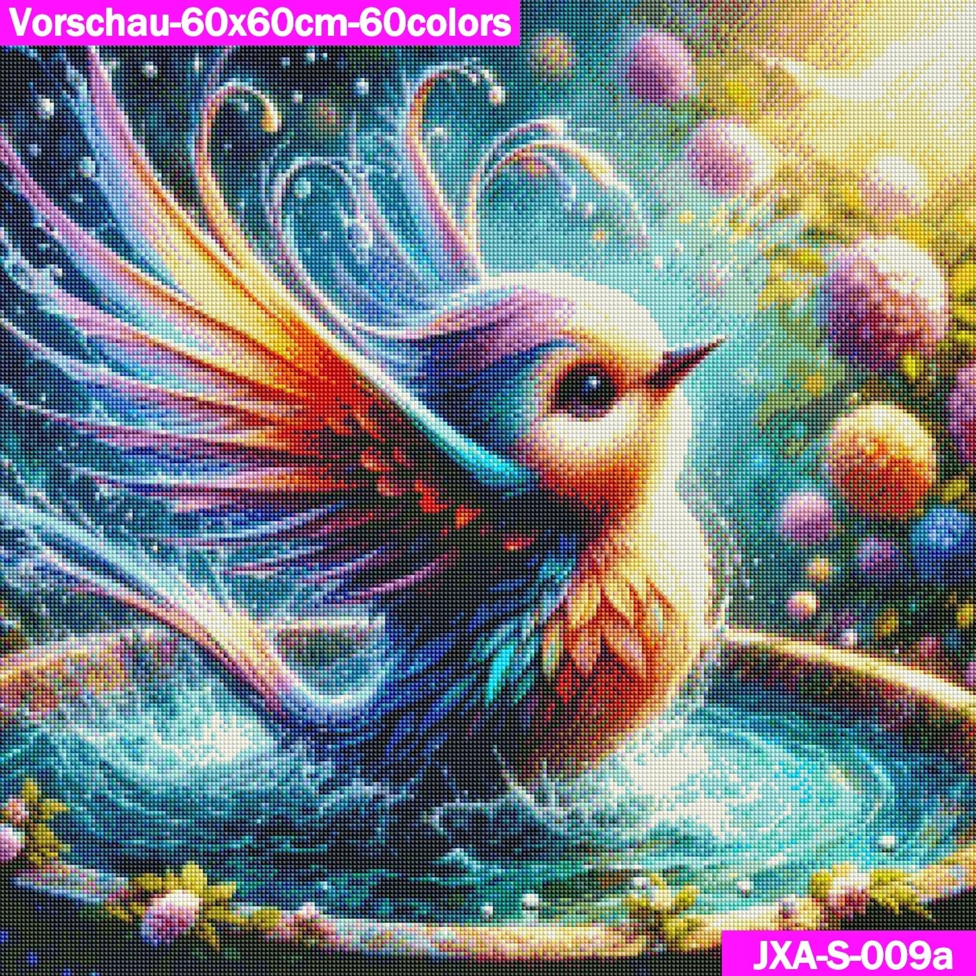 VORBESTELLUNG Diamond Painting ECKIG JXA-009 - Vogelspass im Sommer