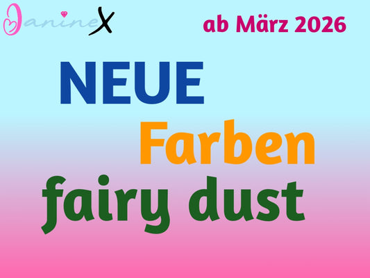 HARZ FairyDust (Schimmersteine) ECKIG - DMC 150 - 999