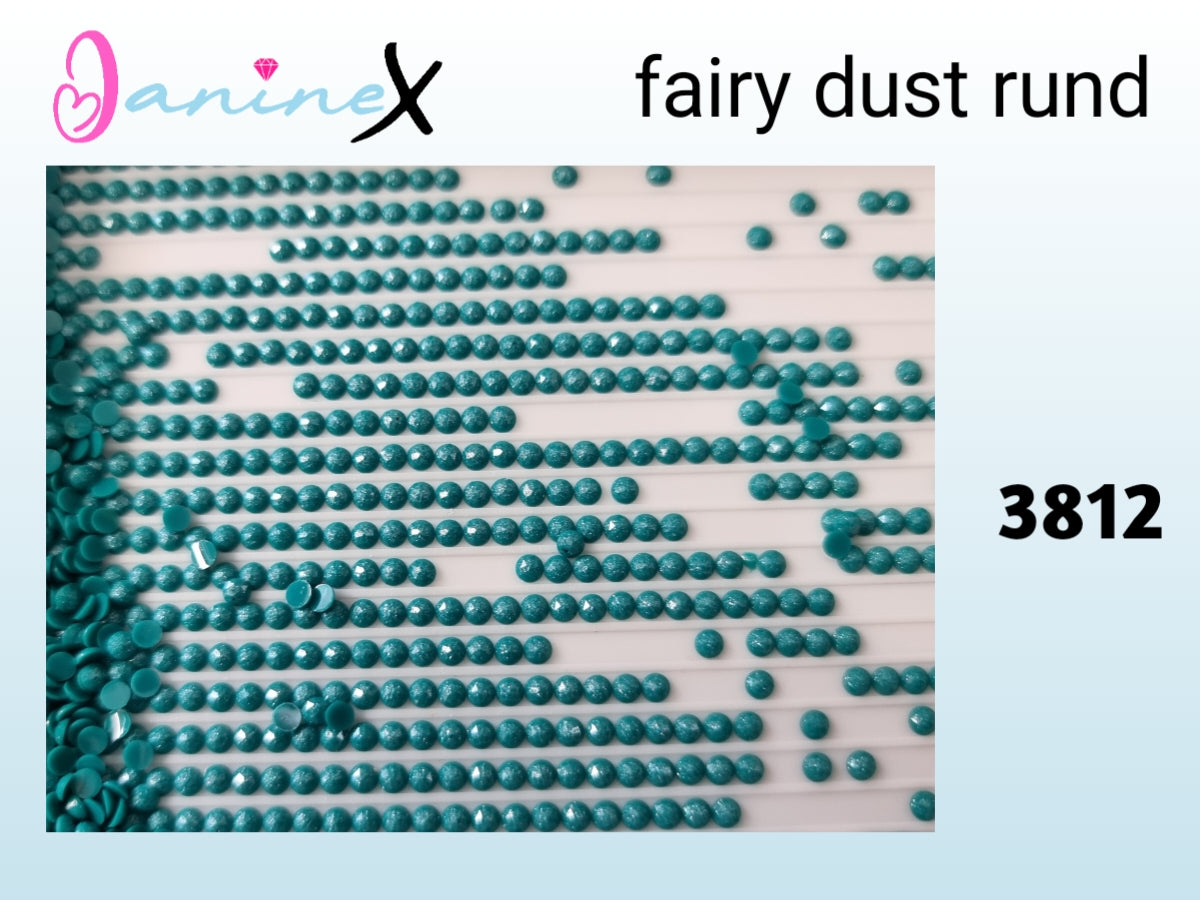 HARZ FairyDust (Schimmersteine) RUND - wähle deine Farbe