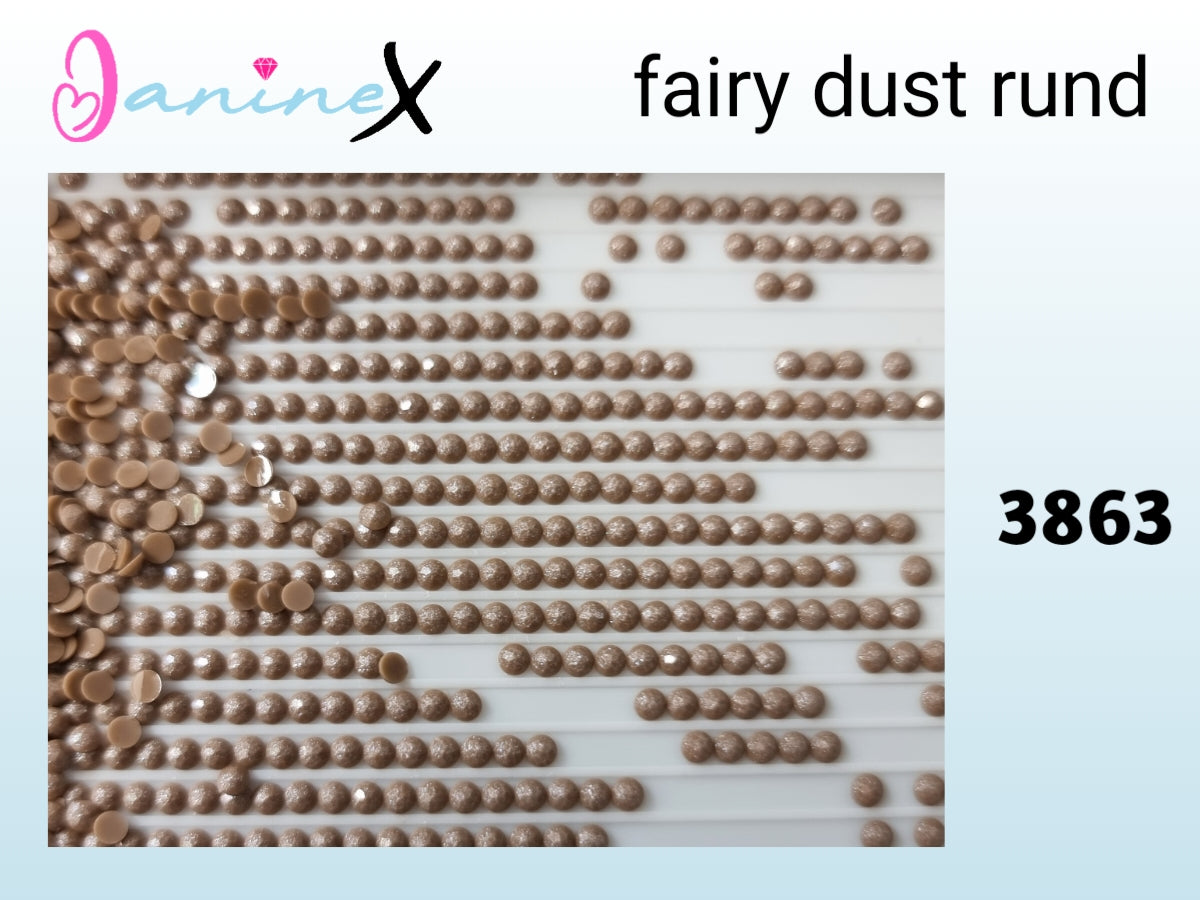 HARZ FairyDust (Schimmersteine) RUND - wähle deine Farbe