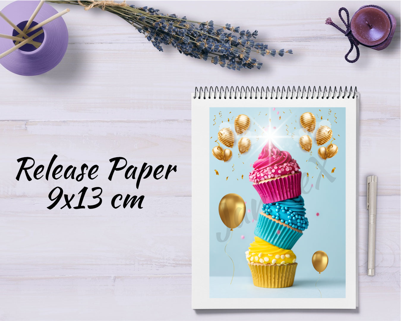 Diamond Painting Motiv Release Paper 9x13 #082 - Cupcakes