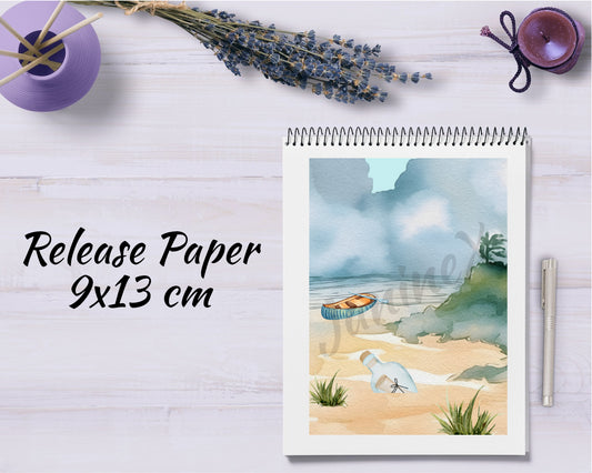 Diamond Painting Motiv Release Paper 9x13 #083 - gestrandet