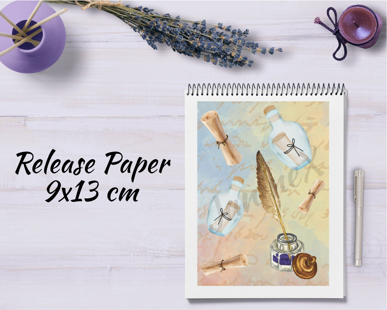 Diamond Painting Motiv Release Paper 9x13 #084 - Flaschenpost