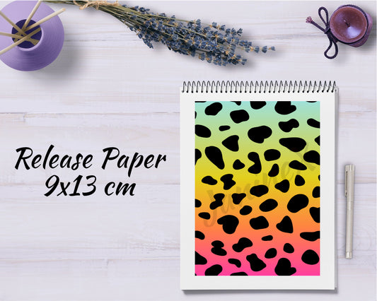 Diamond Painting Motiv Release Paper 9x13 #085 - Buntes Leo mit gelb