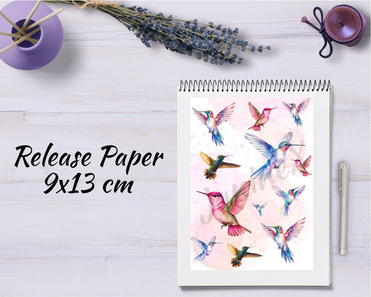 Diamond Painting Motiv Release Paper 9x13 #087 - Kolibris