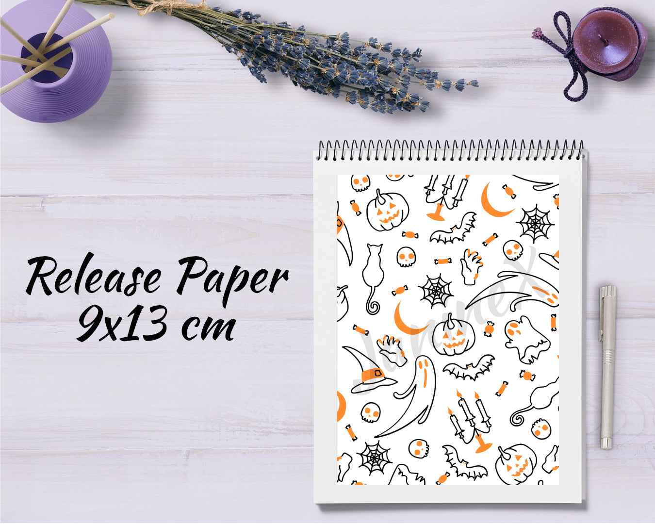 Diamond Painting Motiv Release Paper 9x13 - Halloween