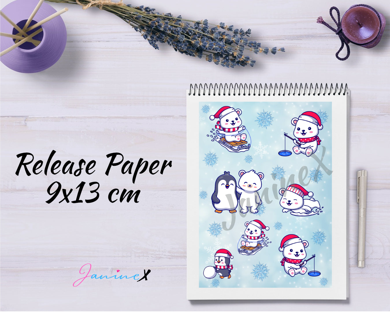 Diamond Painting Motiv Release Paper 9x13 - Tiere