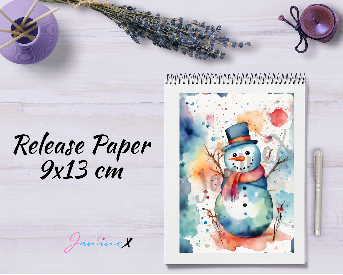 Diamond Painting Motiv Release Paper 9x13 - Winter & Weihnachten