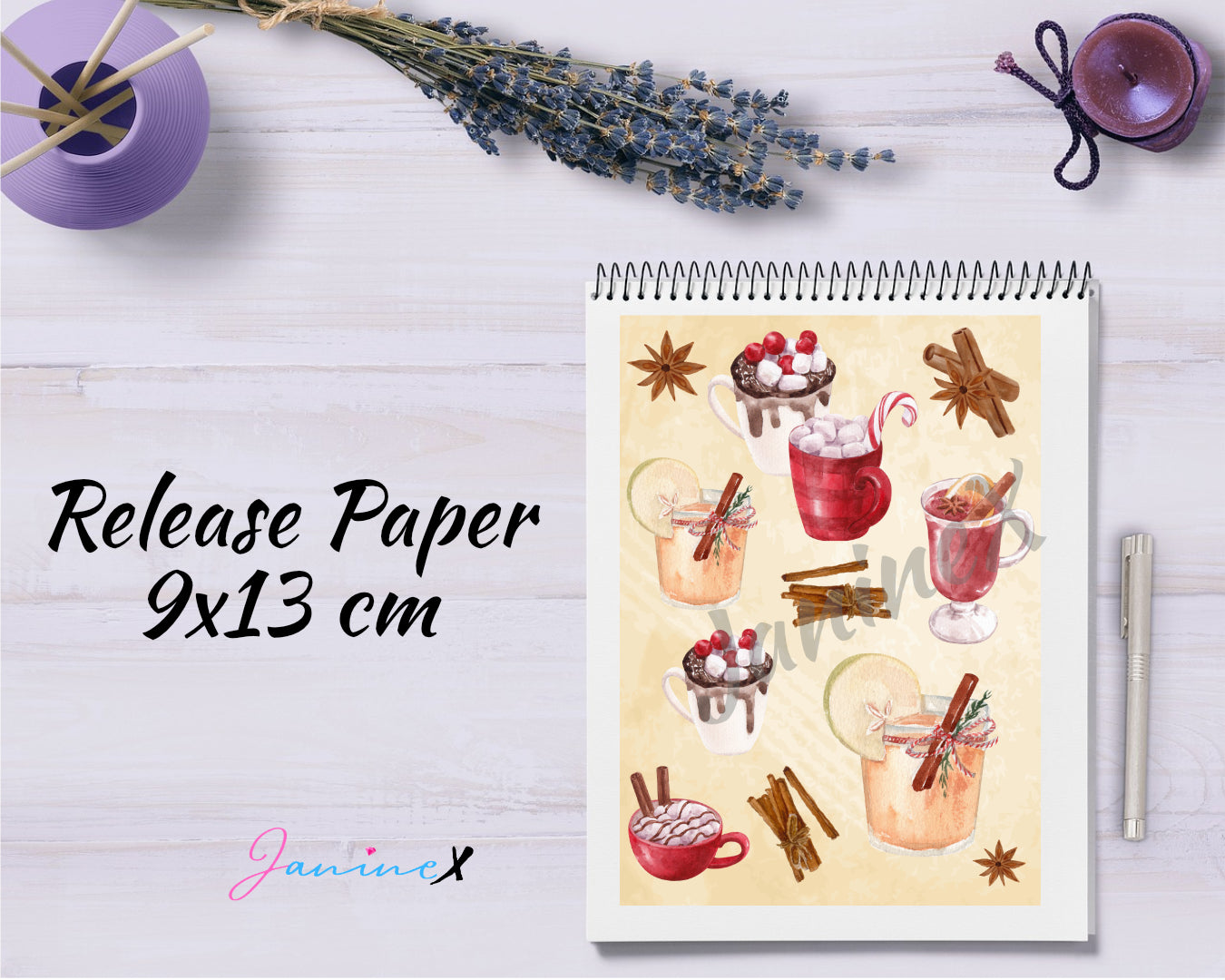 Diamond Painting Motiv Release Paper 9x13 #105 - Winterpunsch