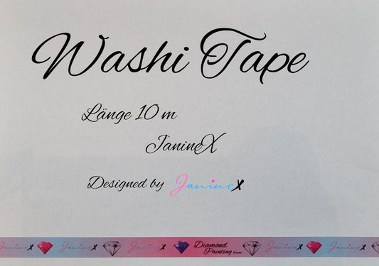 Diamond Painting Washi Tape/Abklebeband 10 m by JanineX  - JanineX